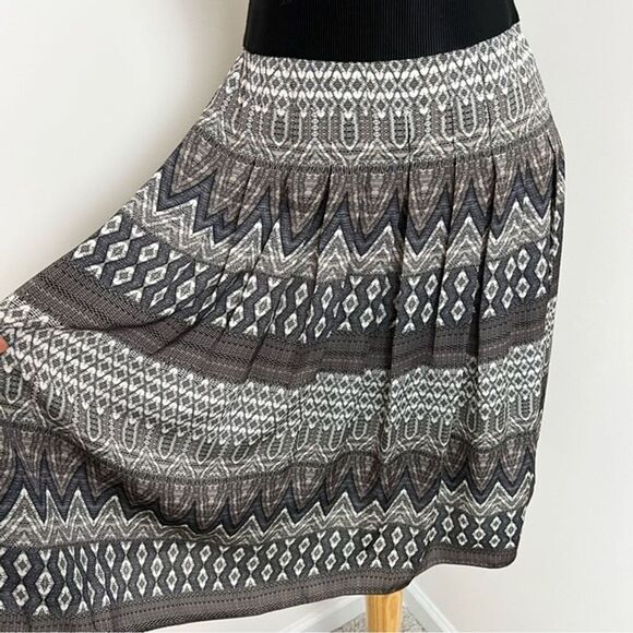 L'AGENCE Printed Gray White Sleeveless Midi Dress size 0 (0276) - Picture 2 of 5